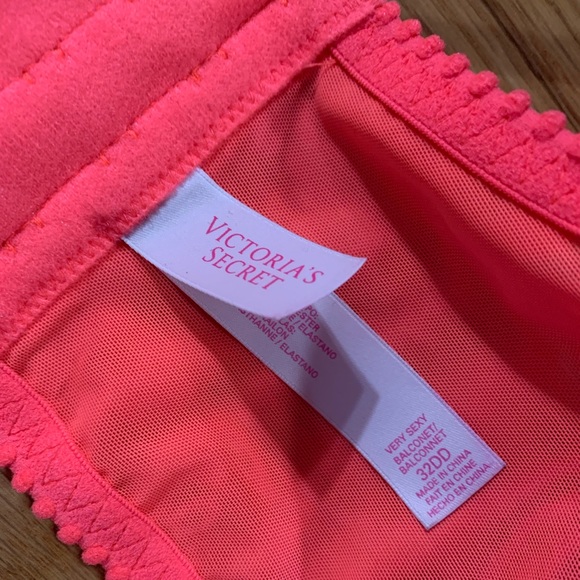 Victoria’s Secret colorful longline push-up bra size 32DD - Picture 5 of 6